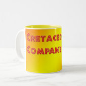 Cretacous Company Coffe-Mok Tweekleurige Koffiemok (Voorkant links)