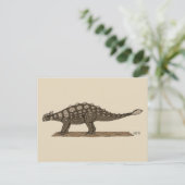 Cretacous Dinosaur Ankylosaurus Briefkaart (Staand voorkant)