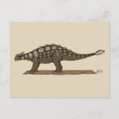 Cretacous Dinosaur Ankylosaurus Briefkaart (Voorkant)