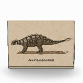 Cretacous Dinosaur Ankylosaurus Fotoblokken (Voorkant)