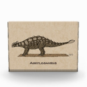 Cretacous Dinosaur Ankylosaurus Fotoblokken