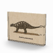 Cretacous Dinosaur Ankylosaurus Fotoblokken (Rechts)