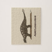 Cretacous Dinosaur Ankylosaurus Legpuzzel (Verticaal)