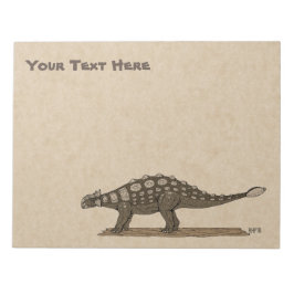 Cretacous Dinosaur Ankylosaurus Notitieblok