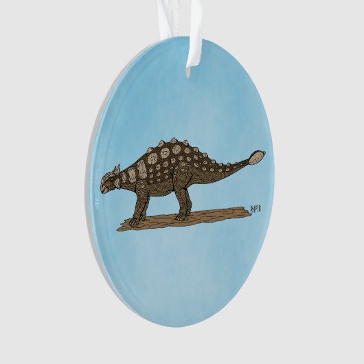 Cretacous Dinosaur Ankylosaurus Ornament (voorkant)