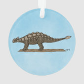 Cretacous Dinosaur Ankylosaurus Ornament (achterkant)