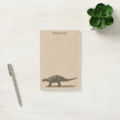 Cretacous Dinosaur Ankylosaurus Post-it Notes (Kantoor)
