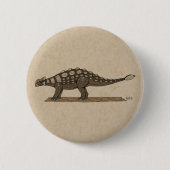 Cretacous Dinosaur Ankylosaurus Ronde Button 5,7 Cm (Voorkant)