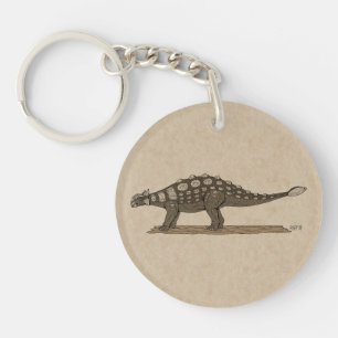 Cretacous Dinosaur Ankylosaurus Sleutelhanger