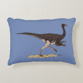 Cretacous Dinosaur Ornithomimus Decoratief Kussen