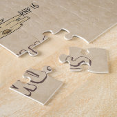 Cretacous Dinosaur Ornithomimus Jigzaag Puzzle Legpuzzel (Zijkant)