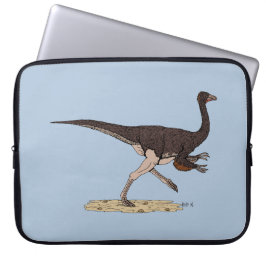 Cretacous Dinosaur Ornithomimus Laptop Sleeve