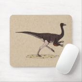 Cretacous Dinosaur Ornithomimus Muismat (Met muis)