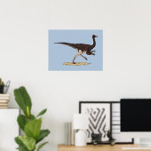 Cretacous Dinosaur Ornithomimus Poster (Thuiskantoor)