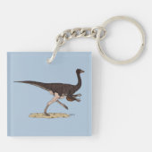 Cretacous Dinosaur Ornithomimus Sleutelhanger (Achterkant)