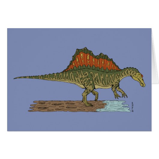 Cretacous Dinosaur Spinosaurus (Voorkant Horizontaal)