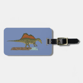 Cretacous Dinosaur Spinosaurus Bagagelabel