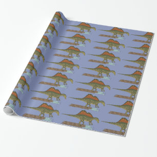 Cretacous Dinosaur Spinosaurus Cadeaupapier