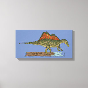 Cretacous Dinosaur Spinosaurus Canvas Afdruk