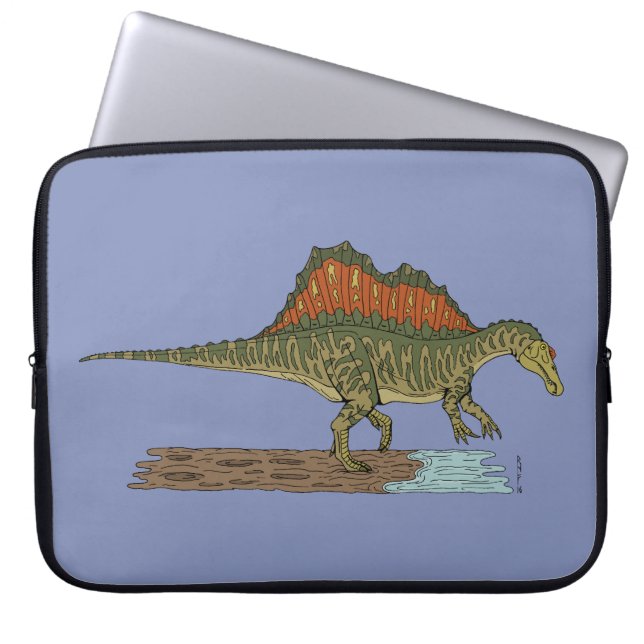 Cretacous Dinosaur Spinosaurus Laptop Sleeve (Voorkant)