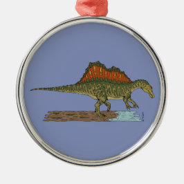 Cretacous Dinosaur Spinosaurus Metalen Ornament