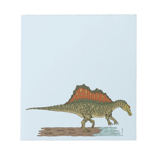 Cretacous Dinosaur Spinosaurus Notitieblok (Voorkant)