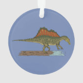 Cretacous Dinosaur Spinosaurus Ornament (achterkant)