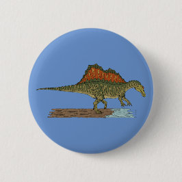 Cretacous Dinosaur Spinosaurus Ronde Button 5,7 Cm