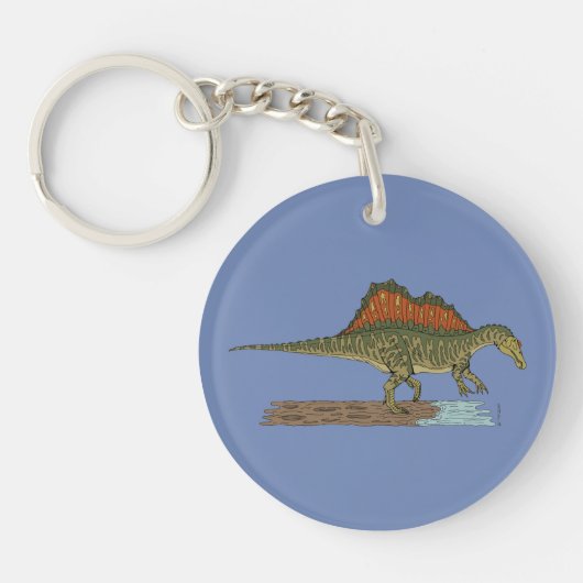 Cretacous Dinosaur Spinosaurus Sleutelhanger (Voorkant)