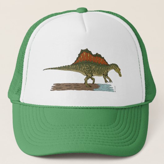 Cretacous Dinosaur Spinosaurus Trucker Pet (Voorkant)
