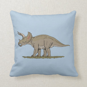Cretacous Dinosaur Triceratops Kussen