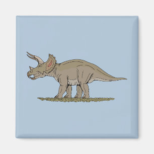 Cretacous Dinosaur Triceratops Magneet