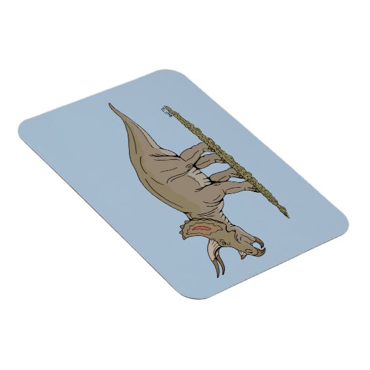 Cretacous Dinosaur Triceratops Magneet (Rechterzijde)
