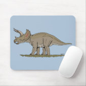 Cretacous Dinosaur Triceratops Muismat (Met muis)