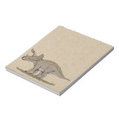 Cretacous Dinosaur Triceratops Notitieblok (Linkerzijde)