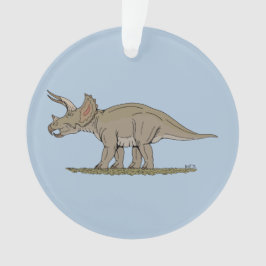 Cretacous Dinosaur Triceratops Ornament