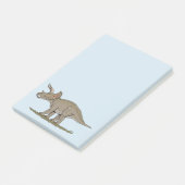 Cretacous Dinosaur Triceratops Post-it® Notes (Schuin)