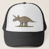 Cretacous Dinosaur Triceratops Trucker Pet (Voorkant)