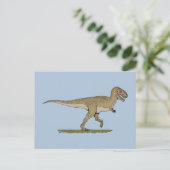 Cretacous Dinosaur Tyrannosaurus rex Briefkaart (Staand voorkant)