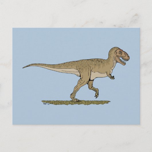 Cretacous Dinosaur Tyrannosaurus rex Briefkaart (Voorkant)