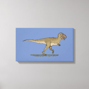 Cretacous Dinosaur Tyrannosaurus rex Canvas Afdruk