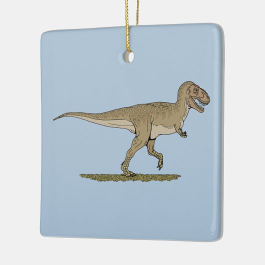 Cretacous Dinosaur Tyrannosaurus rex Keramisch Ornament (Links)
