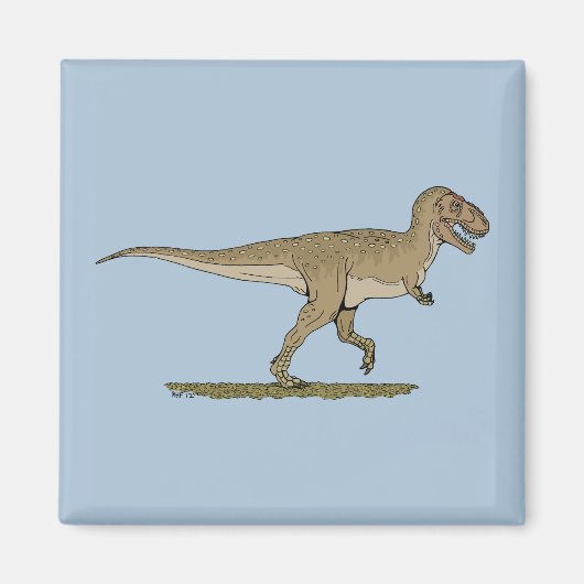 Cretacous Dinosaur Tyrannosaurus rex Magneet (Voorkant)