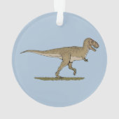 Cretacous Dinosaur Tyrannosaurus rex Ornament (achterkant)