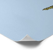 Cretacous Dinosaur Tyrannosaurus rex Poster (Hoek)