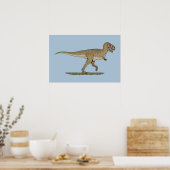 Cretacous Dinosaur Tyrannosaurus rex Poster (Keuken)