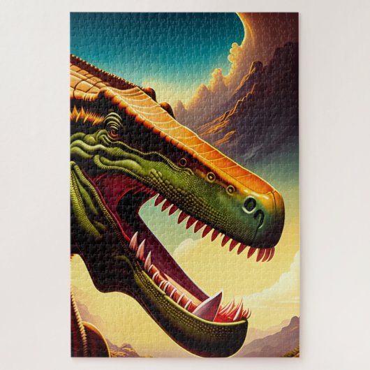 Cretacous Visitors 1014-stuk Jigzaag Puzzle Legpuzzel (Verticaal)