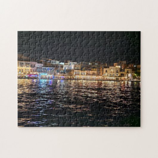 Crete at Night Puzzle Legpuzzel (Horizontaal)