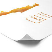 Crete Map Poster (Hoek)