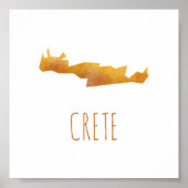Crete Map Poster (Voorkant)